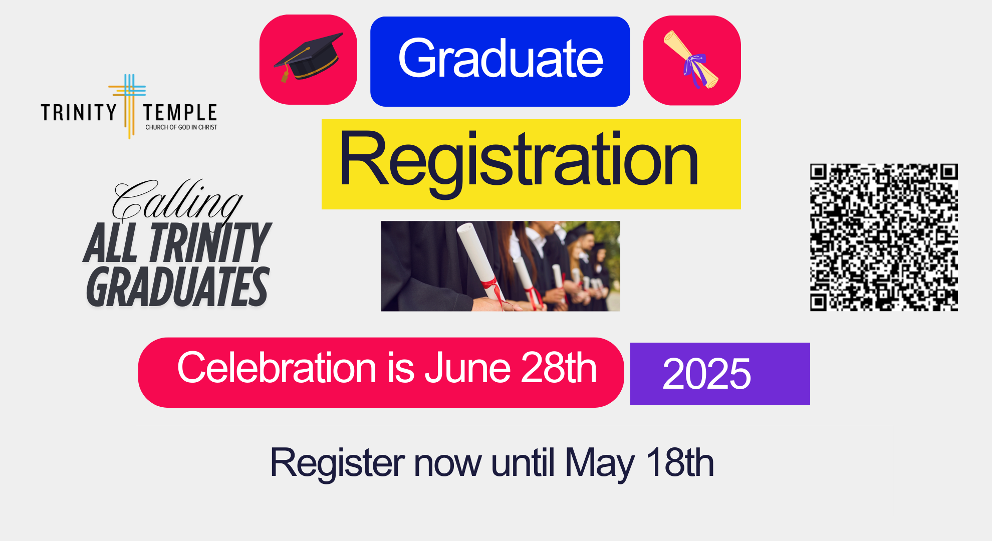 Graduation Registration Flyer 2025