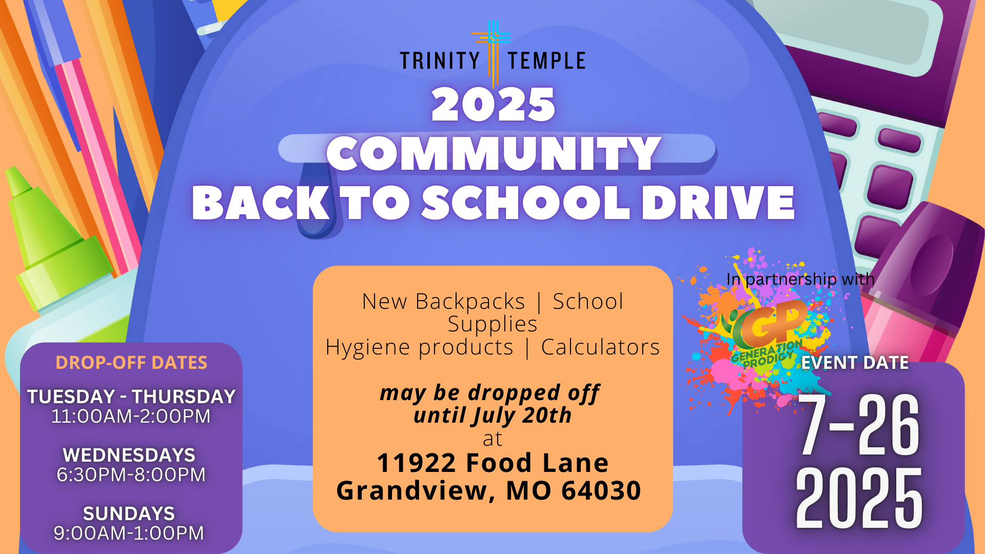 Back to School Drive 2025
