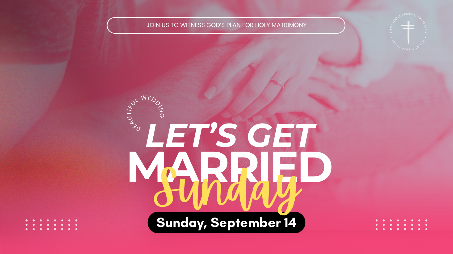Let's Get Married Flyer