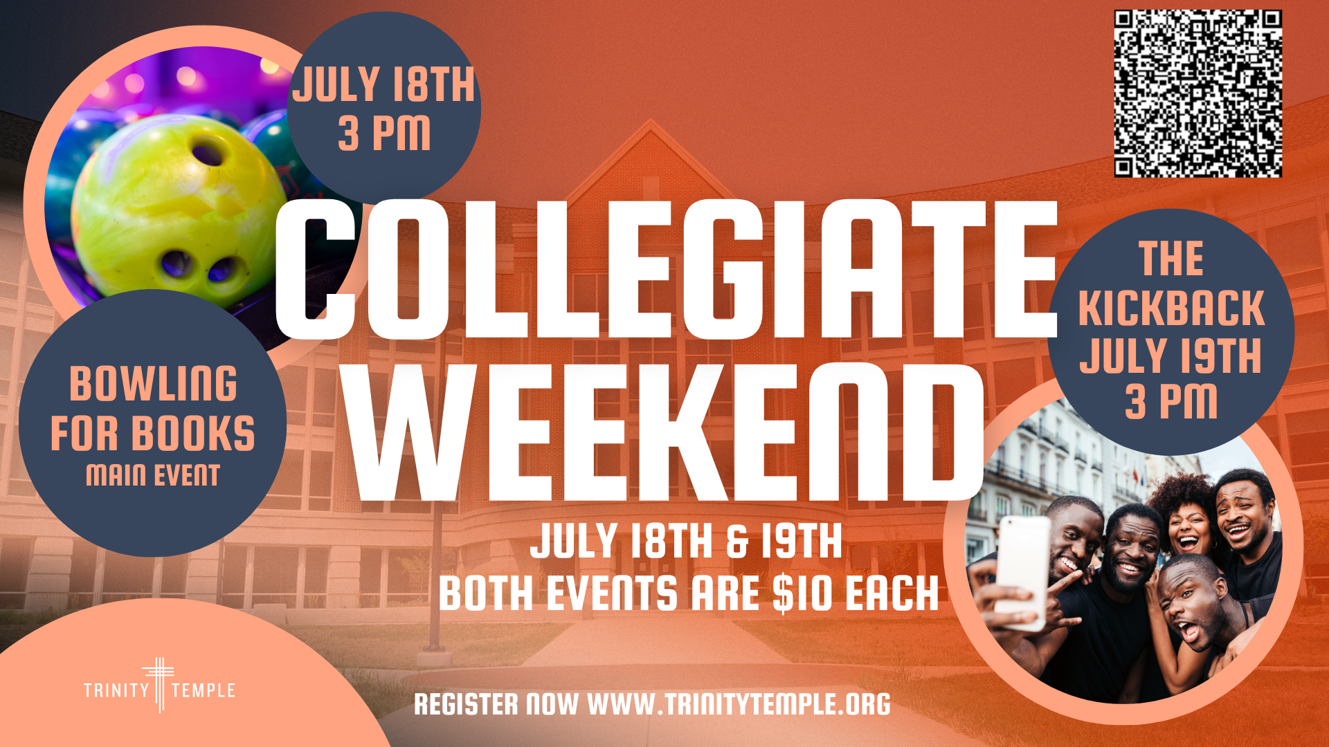 Collegiate Weekend Flyer 2025 Trinity Temple Collegiate Ministry