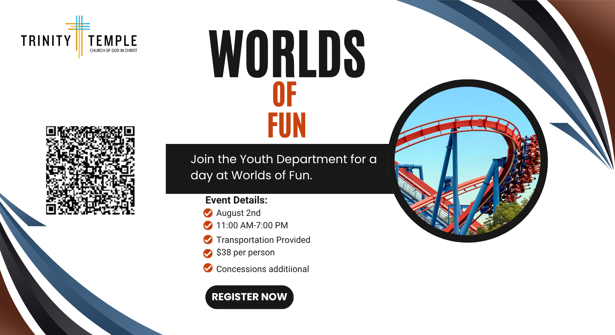 Worlds of Fun Flyer 2025
