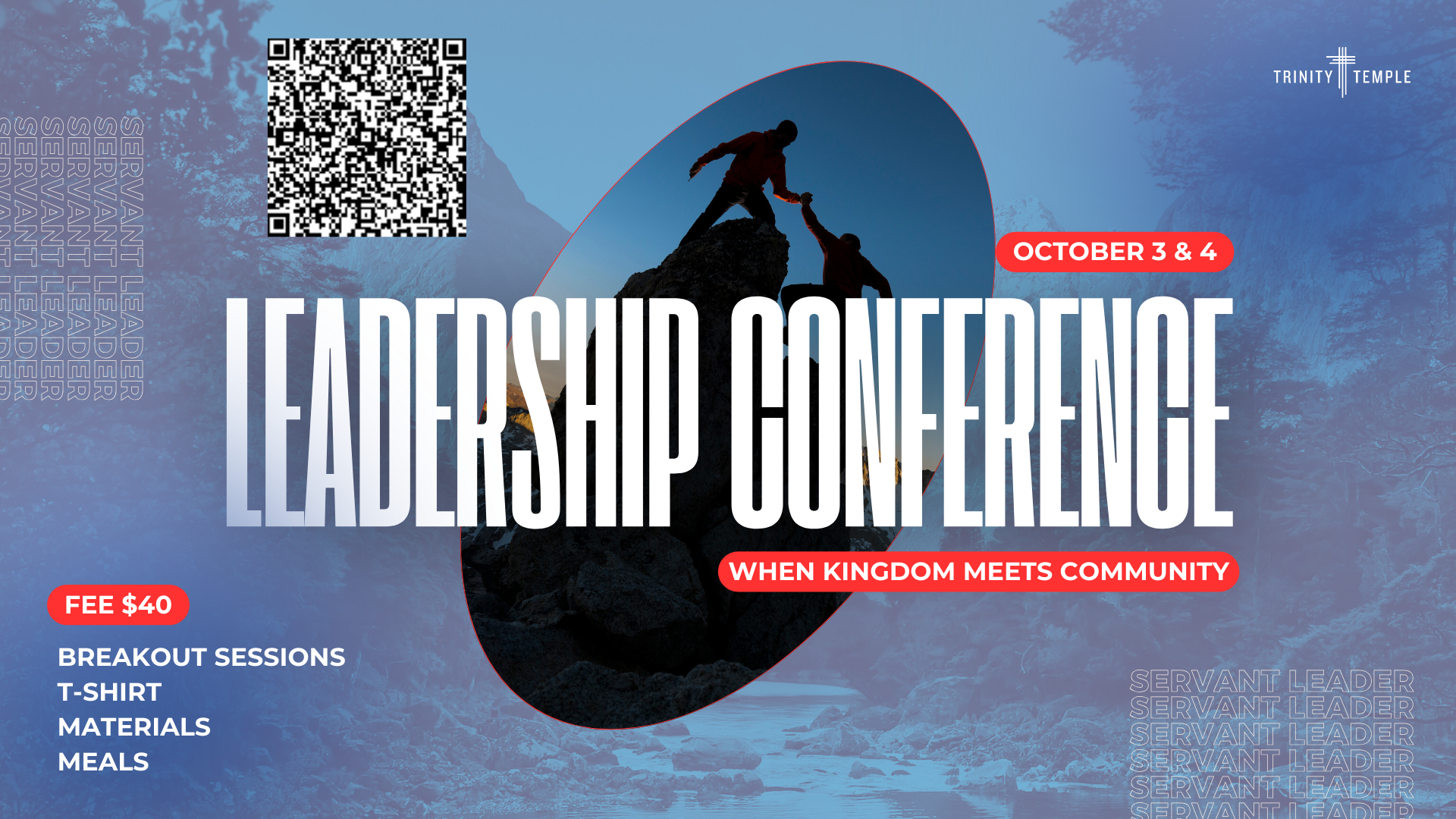 Leadership Conference Early Bird 2025 with QR code