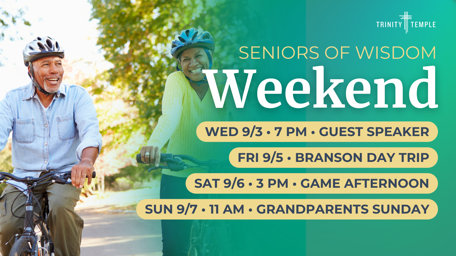 Seniors of Wisdom Weekend 2025
